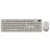 Image de - kit clavier + souris sans fil rechargeable bioplastique