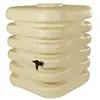 Image de Récupérateur d'eau de pluie Cubique 1000 L + Kit raccord chéneau - Beige -