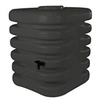 Image de Récupérateur d'eau de pluie Cubique 1000 L + Kit raccord chéneau - Anthracite -