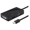 Image de DLH DY-TU3574 - Adaptateur vidéo - Mini DisplayPort mâle pour HD-15 (VGA), DVI-I, HDMI femelle - 17 cm