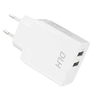 Image de DLH DY-AU2313W - Adaptateur secteur - 12 watt - 2.4 A - 2 connecteurs de sortie (USB) - blanc