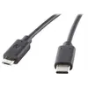 Image de DLH - Câble USB - 24 pin USB-C (M) pour Micro-USB de type B (M) - USB 3.1 - 3 A - 1 m - noir
