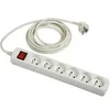 Image de DLH DY-WU2911 - Coupe-circuit - 3500 Watt - entrée : alimentation - connecteurs de sortie : 6 (alimentation) - 1.5 m cordon - blanc