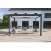 Image de Ombréa Pergola bioclimatique Ombréa autoportante 3x4M - Anthracite/blanc - ELMO