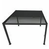 Image de Pergola bioclimatique autoportante anthracite Ombréa 300 x 300 x H. 258 cm