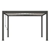 Image de Pergola bioclimatique autoportante bicolore Ombréa 300 x 400 x H. 258 cm