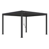 Image de Pergola bioclimatique autoportante anthracite Ombréa 400 x 400 x H. 258 cm