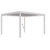 Image de Pergola bioclimatique autoportante blanc Ombréa 400 x 400 x H. 258 cm