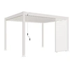 Image de Ombréa Panneau brise-vue ventelles horizontales 1,3M Ombréa - Blanc