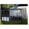 Image de Serre en verre trempé Solarium 11,85 m² + base - Chalet et Jardin