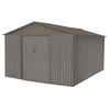 Image de Abri de jardin métal aspect bois vieilli 1010 - 9,66 m² - Chalet et Jardin
