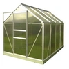 Image de Serre jardin polycarbonate Diamant 86 + Base - 4,75m²