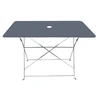 Image de Table rectangulaire d'extérieur pliante Bistro en acier - Gris