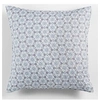 Image de Housse de Coussin "Isaline" 60x60cm Bleu & Gris