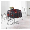 Image de Nappe Polyester 180cm Amapola Anthracite