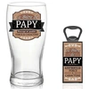 Image de Set Verre à Bière et décapsuleur - Papy
