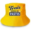 Image de Bob - Chapeau - Jaune - Frais comme un pastis - Humour - Idée cadeau - Taille unique