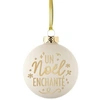 Image de Décoration de sapin à suspendre blanche noël enchanté