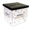 Image de Urne - Joyeux anniversaire - 20x20cm - Carton - Noir et blanc - Fête - Cagnotte