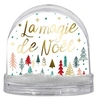 Image de SUD TRADING Boule à paillettes - la magie de Noël - 8.5 x 9 cm