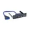 Image de Panneau frontal 3.5 2 Ports USB 3.0 Noir