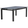 Image de Table De Jardin Rectangulaire Extensible - Gris Anthracite - Aluminium - 10 Personnes - 180/240 X 100 Cm - Miami - Dcb Garden