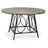 Image de Table de Jardin Ronde "Ushuaia" 125cm Marron