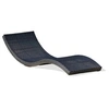 Image de Bain de Soleil Empilable "Cancun" 190cm Noir
