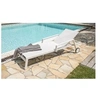 Image de Bain de Soleil Multi-Positions "Ibiza" 210cm Blanc