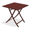 Image de Table de jardin de repas DCB GARDEN Marius carré carmin 2 personnes