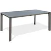 Image de Table de Jardin en Verre "Honfleur" 180-250cm Gris Anthracite