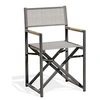 Image de Fauteuil de Jardin Pliant "Honfleur" 88cm Gris Anthracite