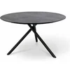 Image de Table de Jardin Ronde "Pilat" 129cm Gris Anthracite