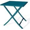Image de Table de Jardin Pliante "Marius" 70cm Bleu Canard