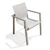 Image de Fauteuil de jardin Miami-ft-kaki en aluminium vert, L 58 x l 58 x H 84 cm