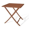 Image de Table a manger fixe sans tiroir 2 personnes carre en Aluminium