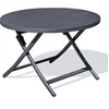 Image de Table de Jardin Pliante "Marius" 110cm Gris Anthracite