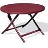 Image de Table de Jardin Pliante "Marius" 110cm Rouge Carmin