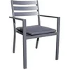 Image de Fauteuil de Jardin Empilable "Pelosa" 85cm Gris Anthracite