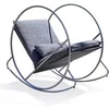 Image de Fauteuil Rocking Chair de Jardin "Caprera" 120cm Gris