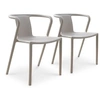 Image de Lot Composé De 2 Fauteuils De Jardin - City Garden - Diego-Ft - Sable - Empilables