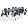 Image de Salon de jardin GENERIQUE 10 personnes aluminium 240 x 100 x 73 cm 11 pieces