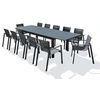 Image de Salon de jardin dcb garden aluminium gris 3 pieces 12 personnes