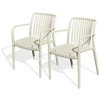 Image de Salon de jardin garden polypropylene beige 2 pieces
