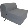 Image de - Chauffeuse unie en coton gris