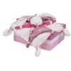 Image de Doudou plat Lapin Cerise 27cm