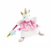 Image de Doudou marionnette licorne -