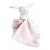 Image de Doudou mouchoir boîte fleur lapin rose -