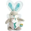 Image de Pantin attache sucette Lapin de sucre Bleu