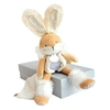 Image de Doudou pantin lapin de sucre blanc -